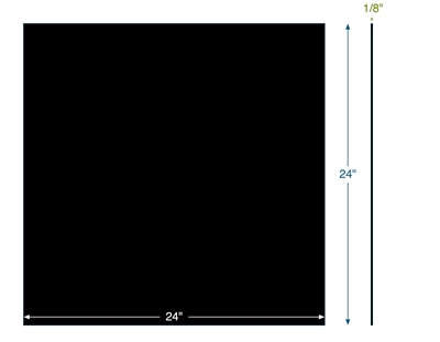 80 Duro Buna-N Custom Rubber Strip - 1/8