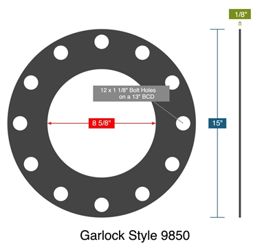 Garlock Style 9850 - 1/8