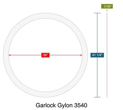 Garlock Gylon 3540 - 1/16