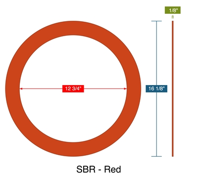 SBR - Red - 1/8