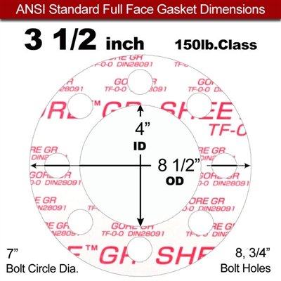 Expanded PTFE Gasket Sheets - GORE® GR Sheet Gasketing